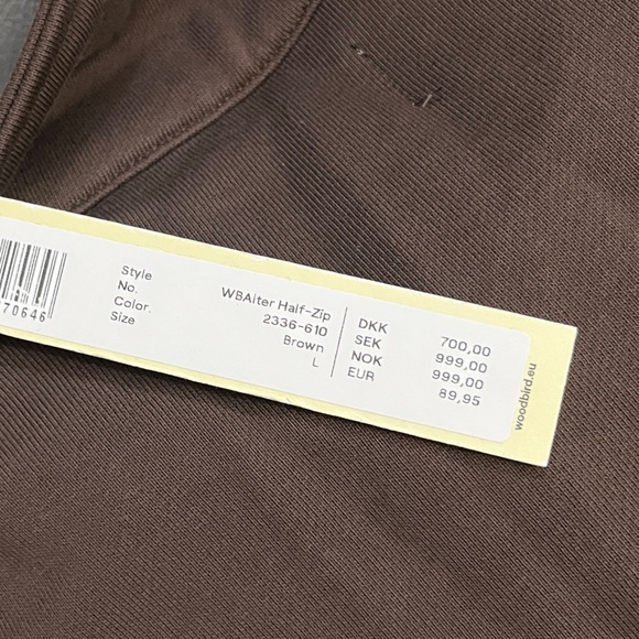 NWT - Woodbird Men’s Waffle Knit Quarter Zip Polo Shirt - Size L - Picture 11 of 11